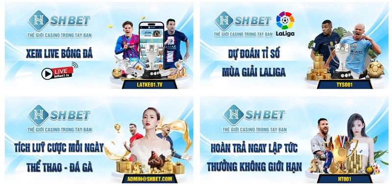 Cá cược thể thao tại nhà cái SHBET nổi tiếng khắp thị trường châu Á