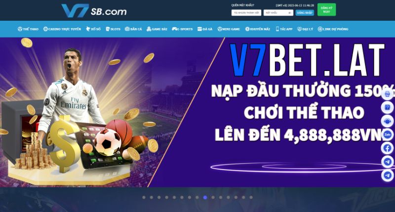 V7bet - Nhà cái có sức hút hàng đầu châu Á